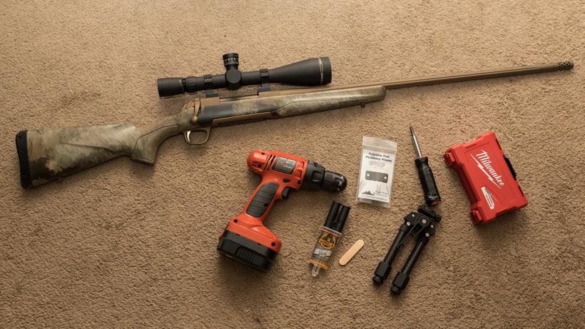 Setting up a rugged ridge rifle bipod and picatinny rail