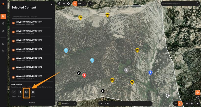 Strategies for organizing hunting waypoints - 7