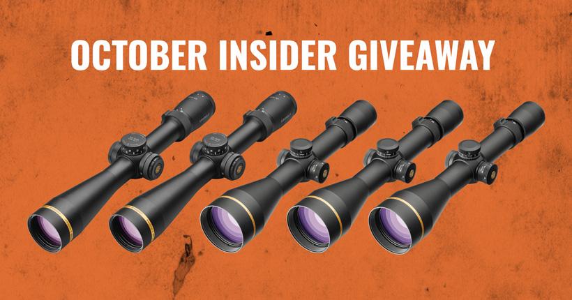 Leupold riflescope giveaway for insiders