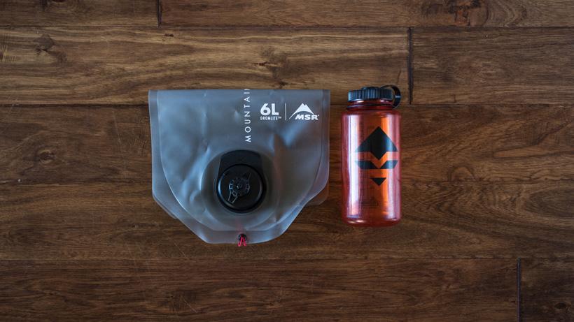 Gohunt nalgene and msr water bladder