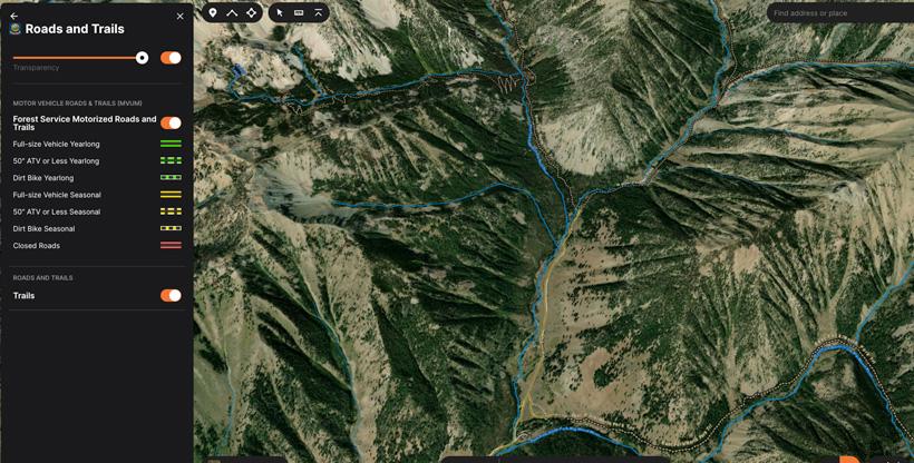 Tactics when e-scouting mule deer with GOHUNT Maps - 1