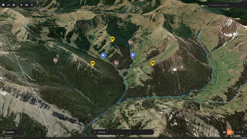 Planning a scouting trip with GOHUNT Maps - 1