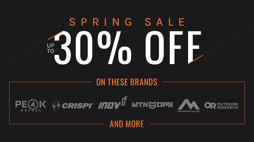 Spring Sale Is Live! — GET UP TO 30% OFF - 0d