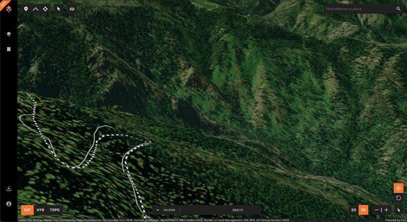 Finding spring black bear spot on gohunt maps