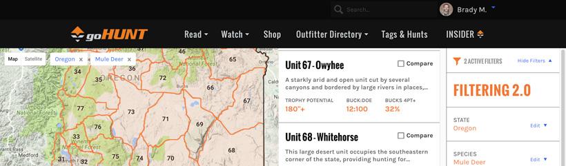 Oregon filtering 2.0 example
