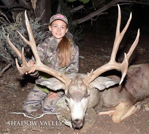 Arizona strip mule deer taken with shadow valley outfitters