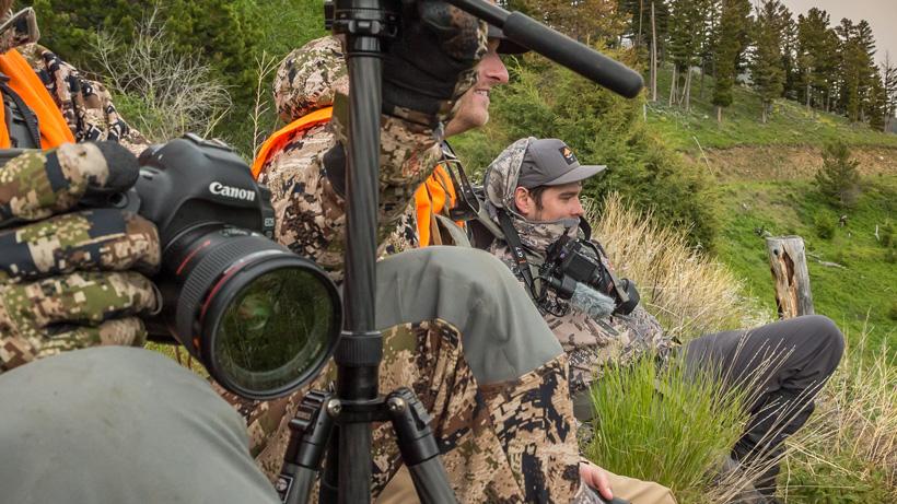 Taking photos and video on a hunt