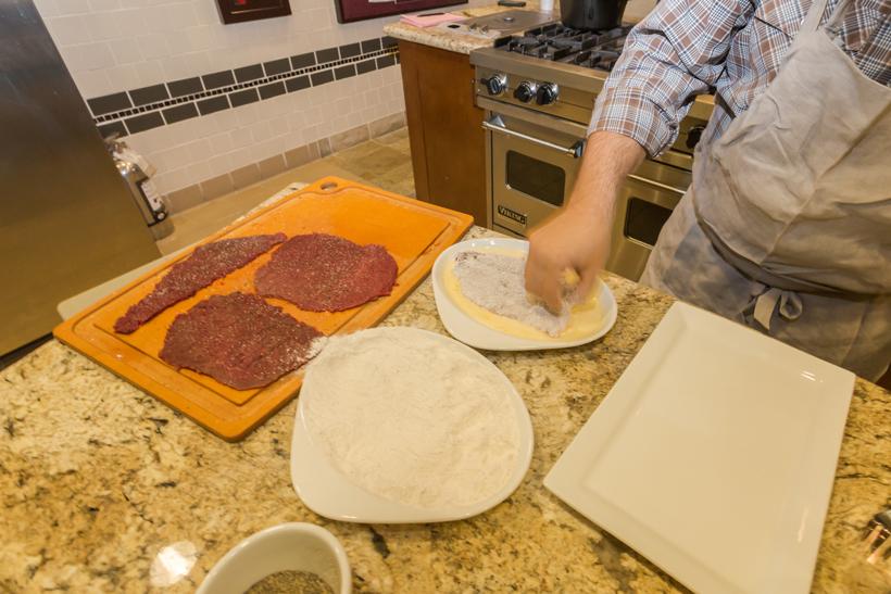 9 elk meat in batter