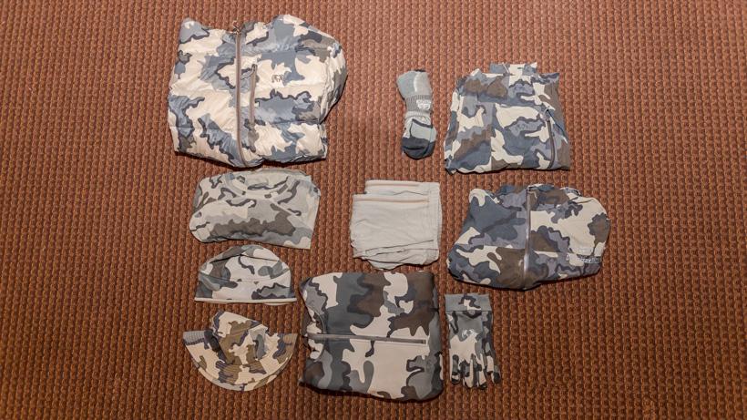 Packed clothing for backcountry hunting_0