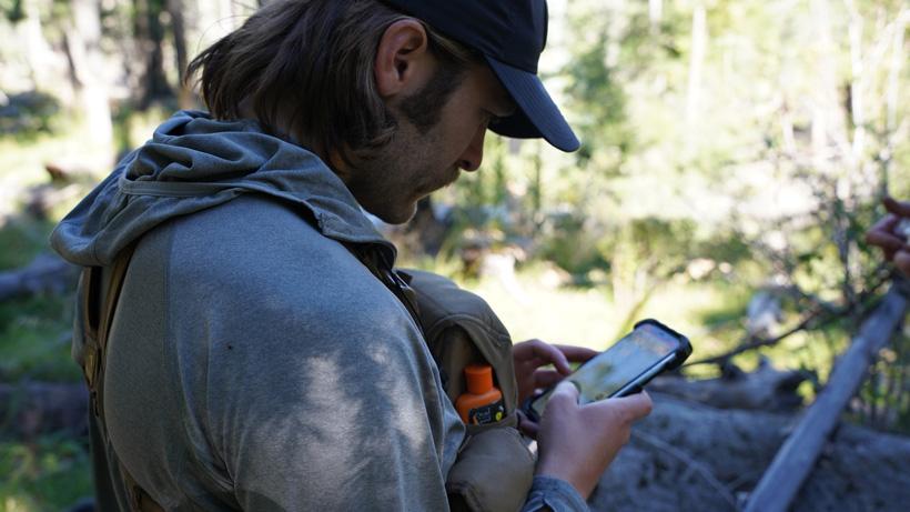 Scouting for hunting spots on gohunt maps