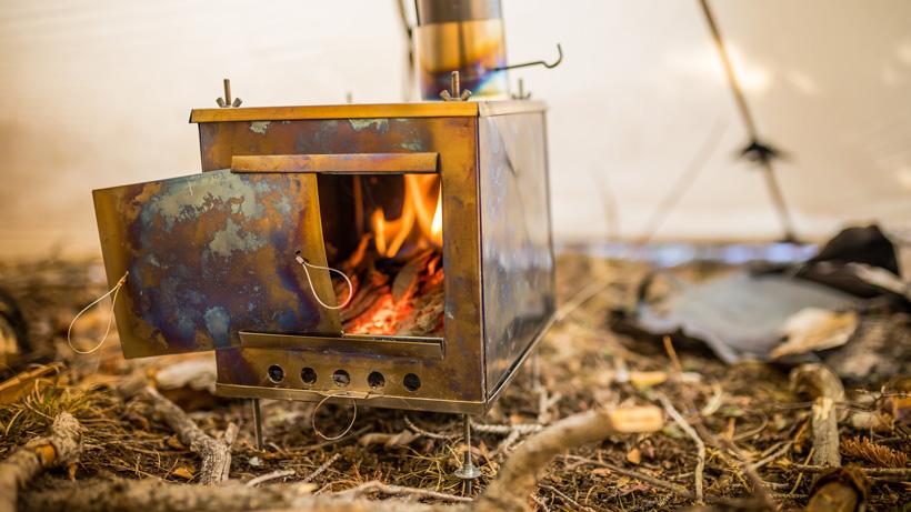 Seek Outside medium titanium wood stove
