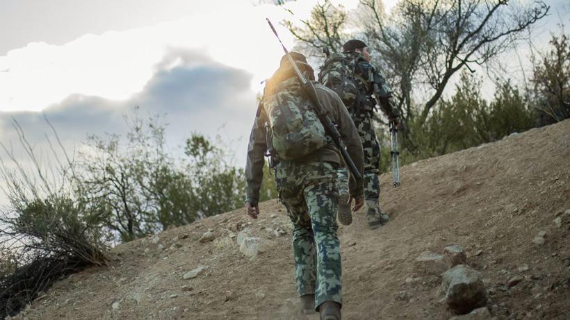 Hiking for coues deer