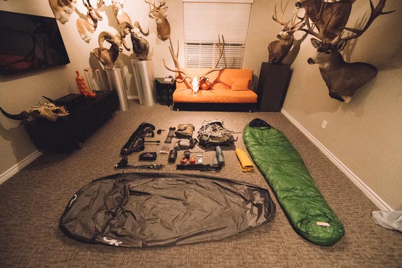 Lorenzo's mid-September backcountry elk hunting gear list - 1