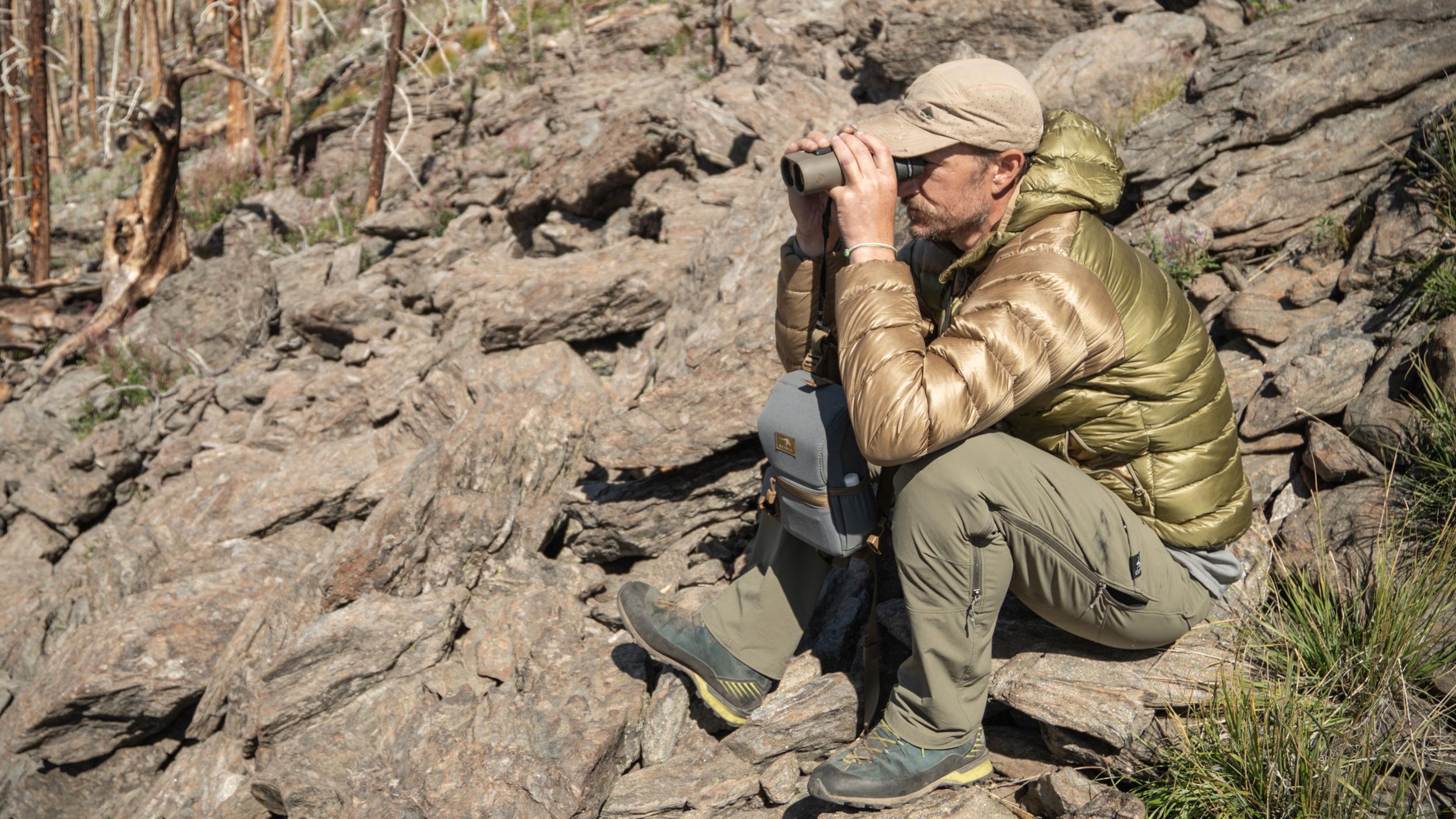 Trail Kreitzer glassing for elk