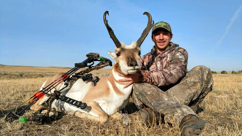 Montana antelope taken with powder river outfitters 2