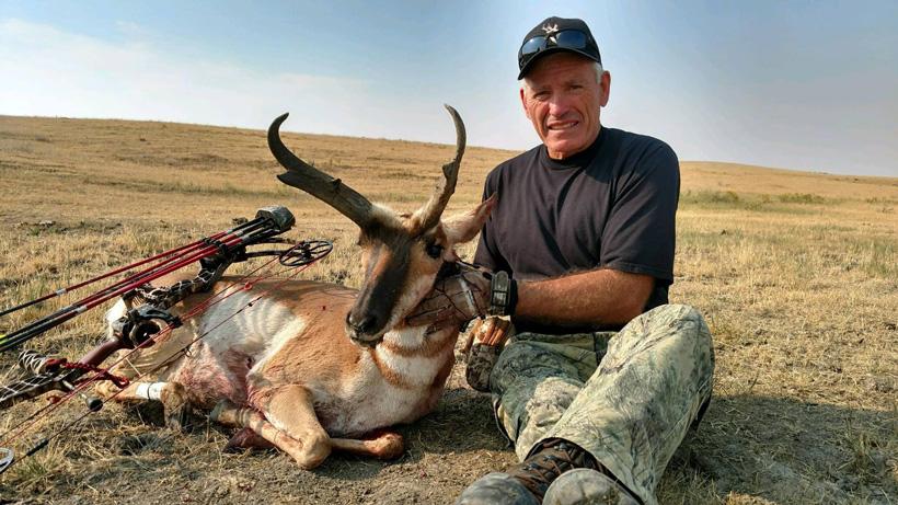 Montana antelope taken with powder river outfitters