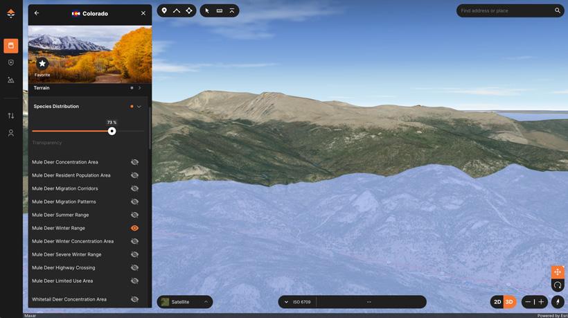 Using migration layers on GOHUNT maps to plan hunt