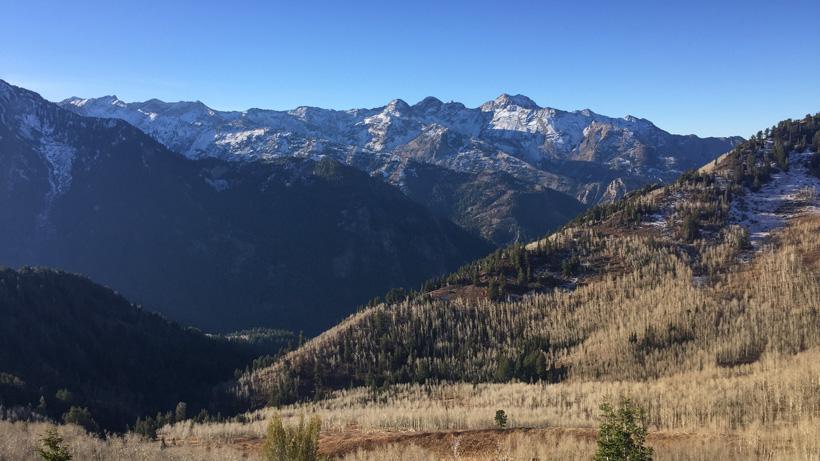 Wasatch front scenery