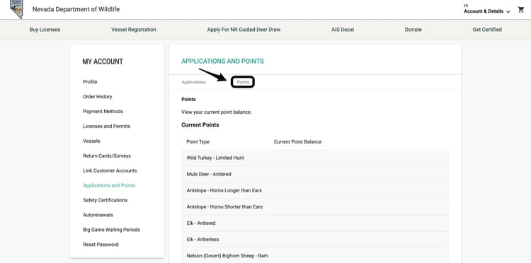 How To Record Bonus Linkpoint Example How to look up your Nevada bonus points // GOHUNT. The Hunting Company