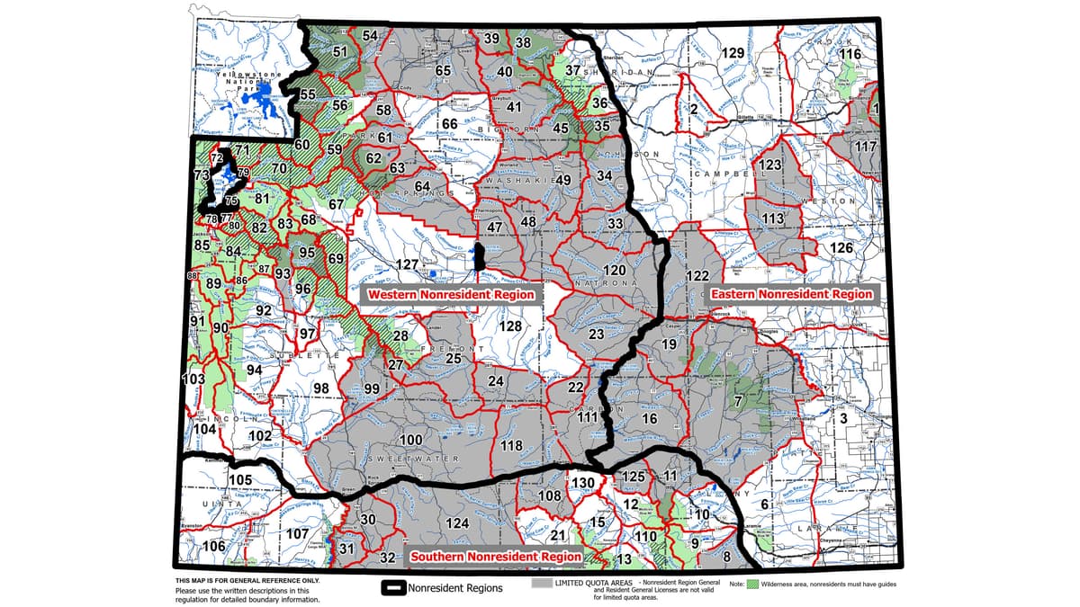 Unit Map Have a Wyoming nonresident elk tag? Start here to breakdown the hunt ...