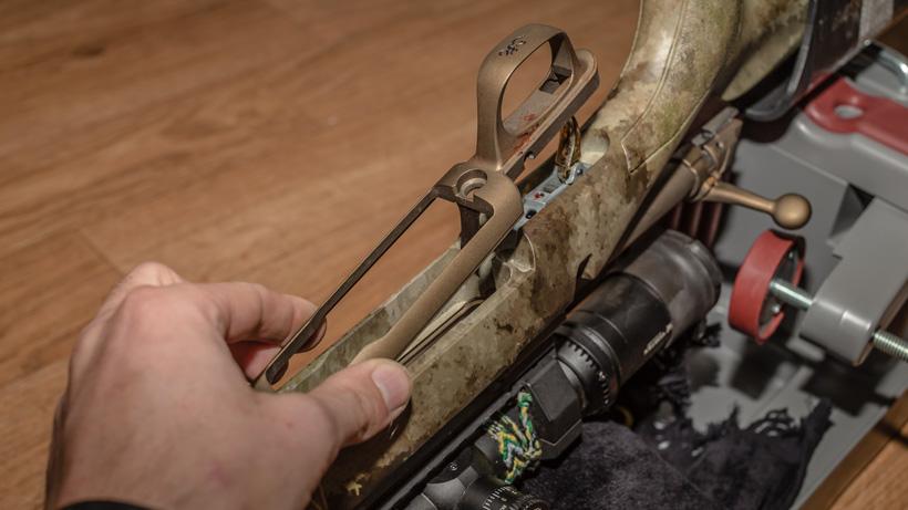 Adjusting the trigger pull on a factory rifle for increased accuracy ...