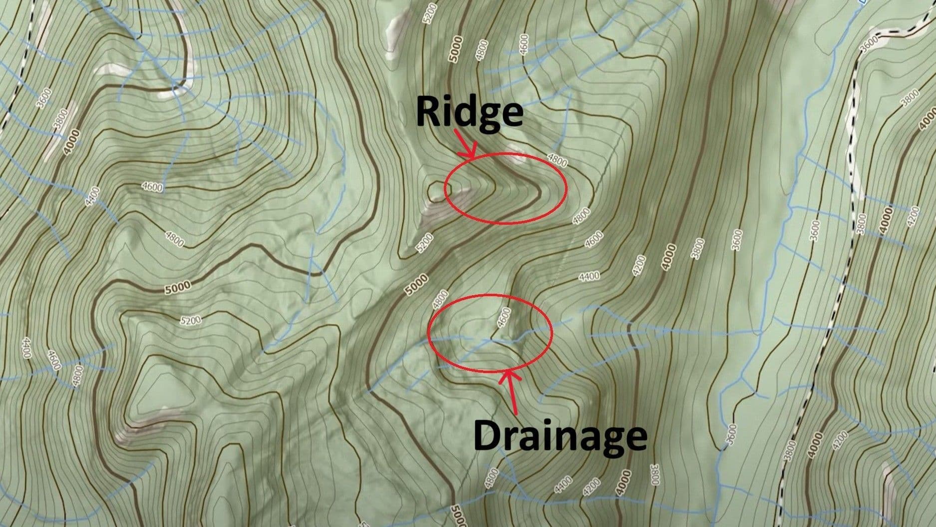 The Ridges Map Reading Topo Maps: How to Use Them for Hunting and E-Scouting // GOHUNT ...