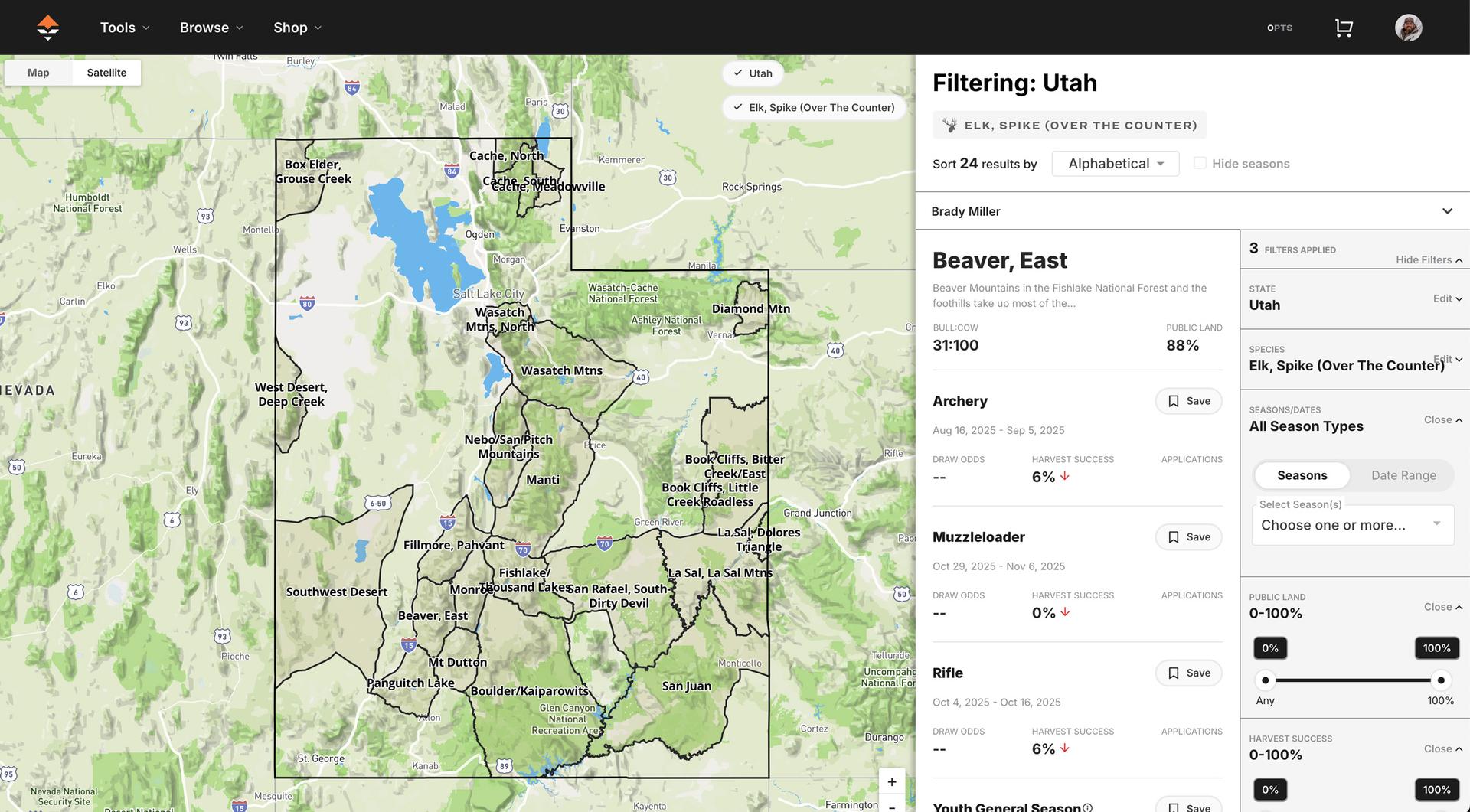 Information on Utah's 2025 tag sale for general spike elk hunts ...
