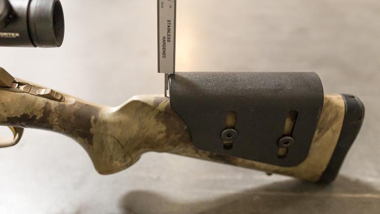 How to add a raised cheek piece to a hunting rifle // GOHUNT. The ...