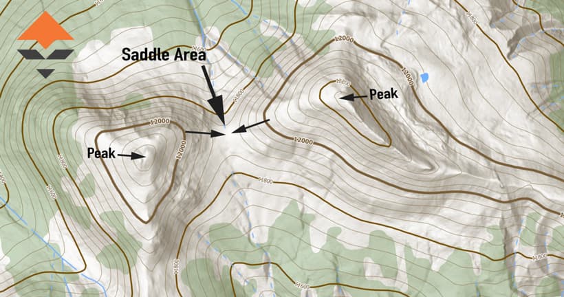 Saddle Ridge Map How to read a topographic map to find more elk this hunting season ...