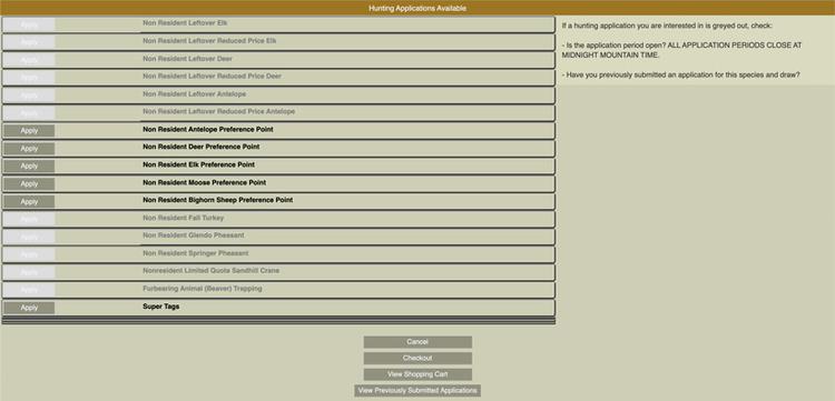 How to purchase Wyoming preference points — a step-by-step guide ...