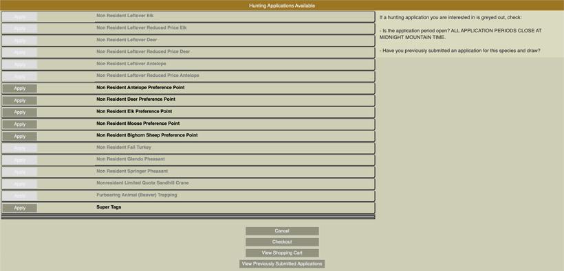 How to purchase Wyoming preference points — a step-by-step guide ...